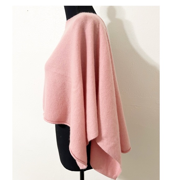 eris Cashmere Topper Pink Can be worn multiple ways including as a scarf/topper - Picture 3 of 6